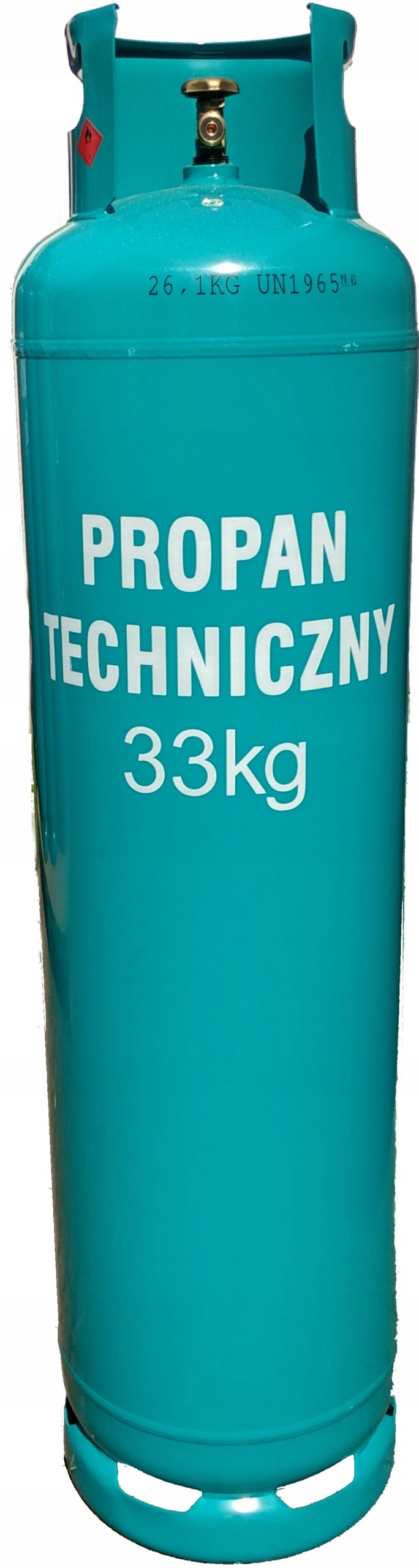 Propane-butánový plynový valec Veľká sviečka 33 kg 30 kg