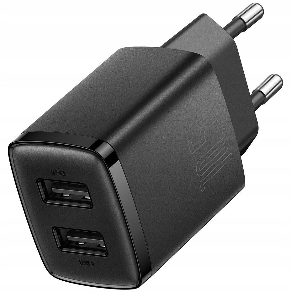 Baseus Compact 2x USB 10,5W sieťová nabíjačka