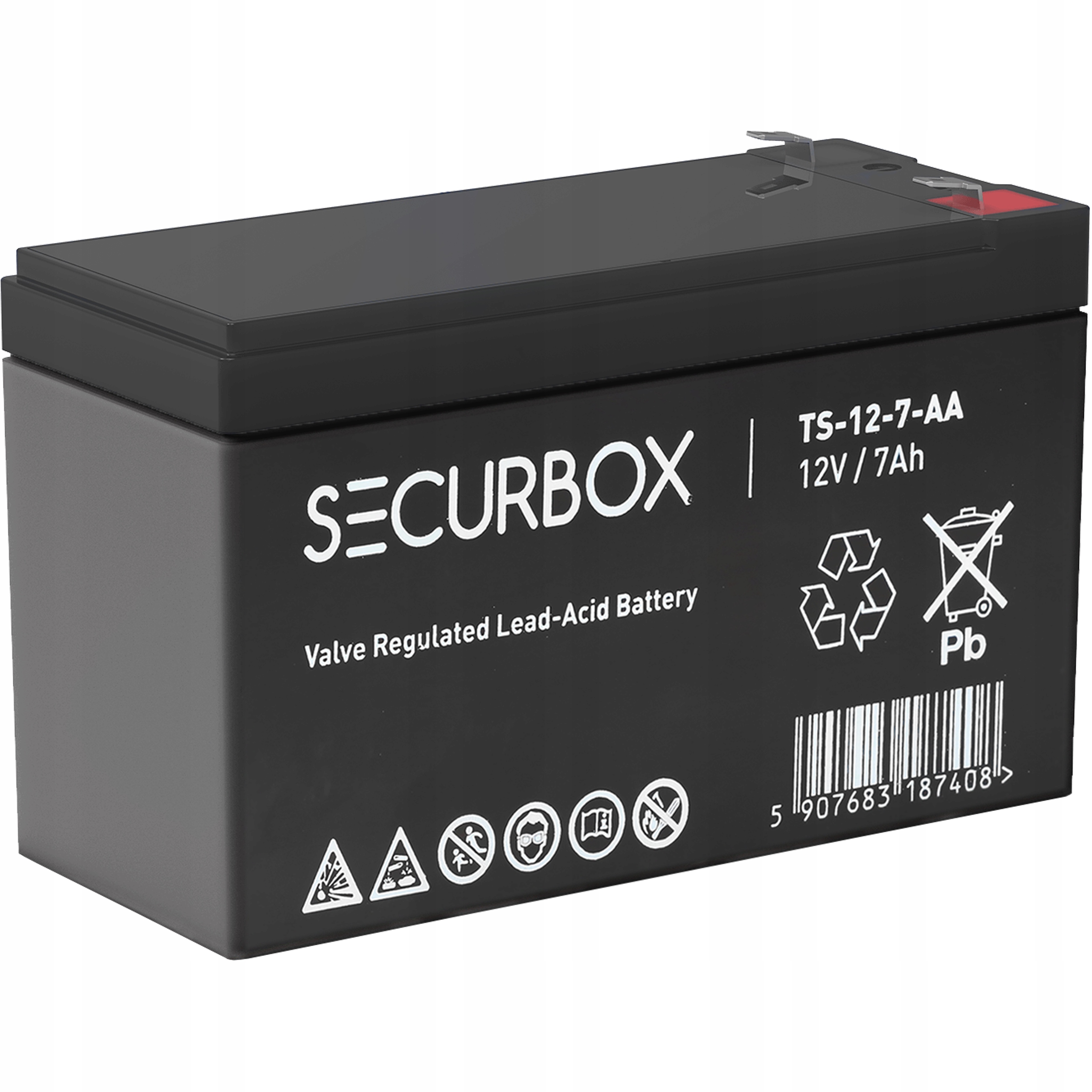 Akumulator Securbox 12 V 7 Ah