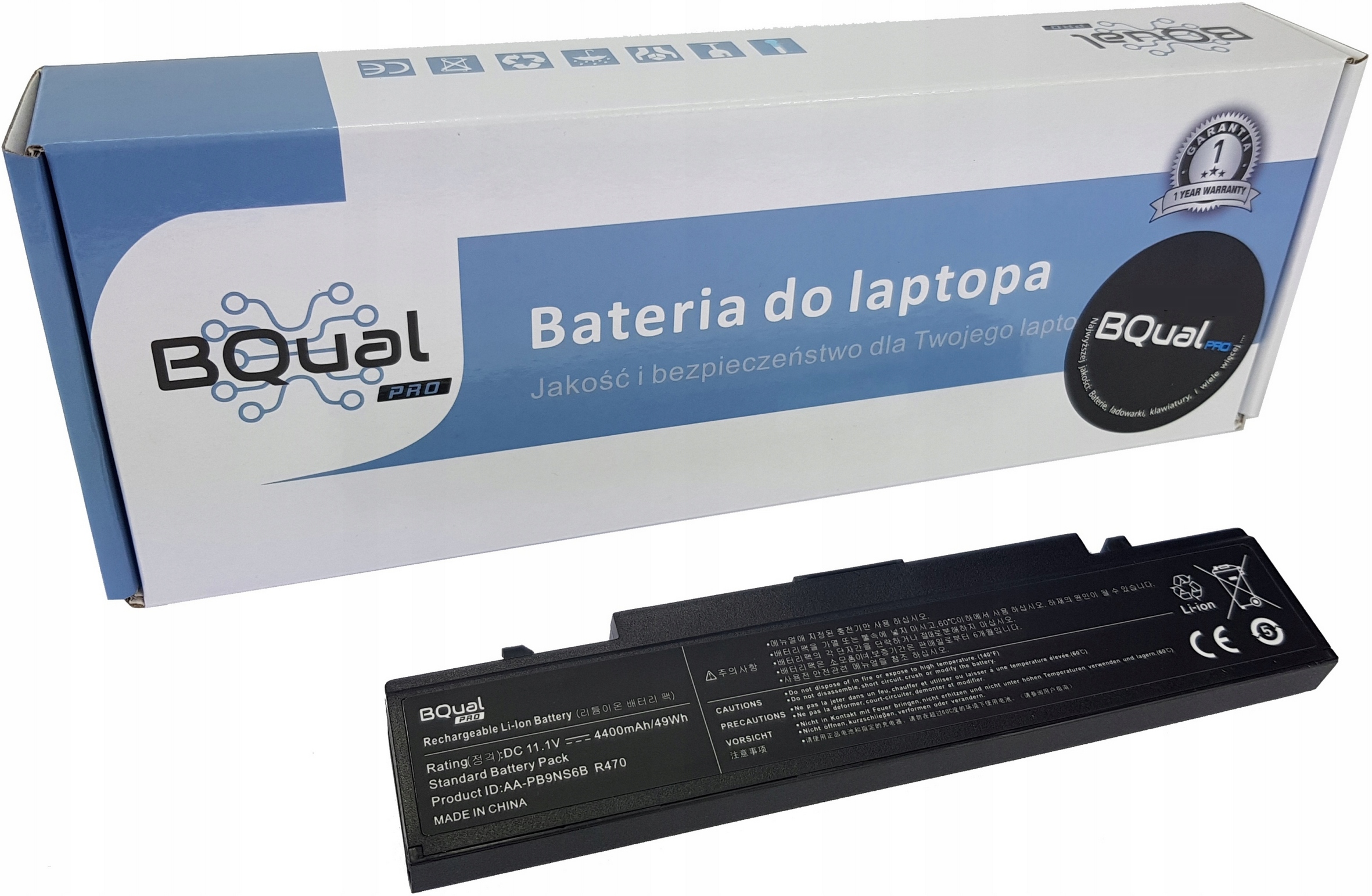 Lítium-iónová batéria do notebooku Samsung 4400 mAh BQual