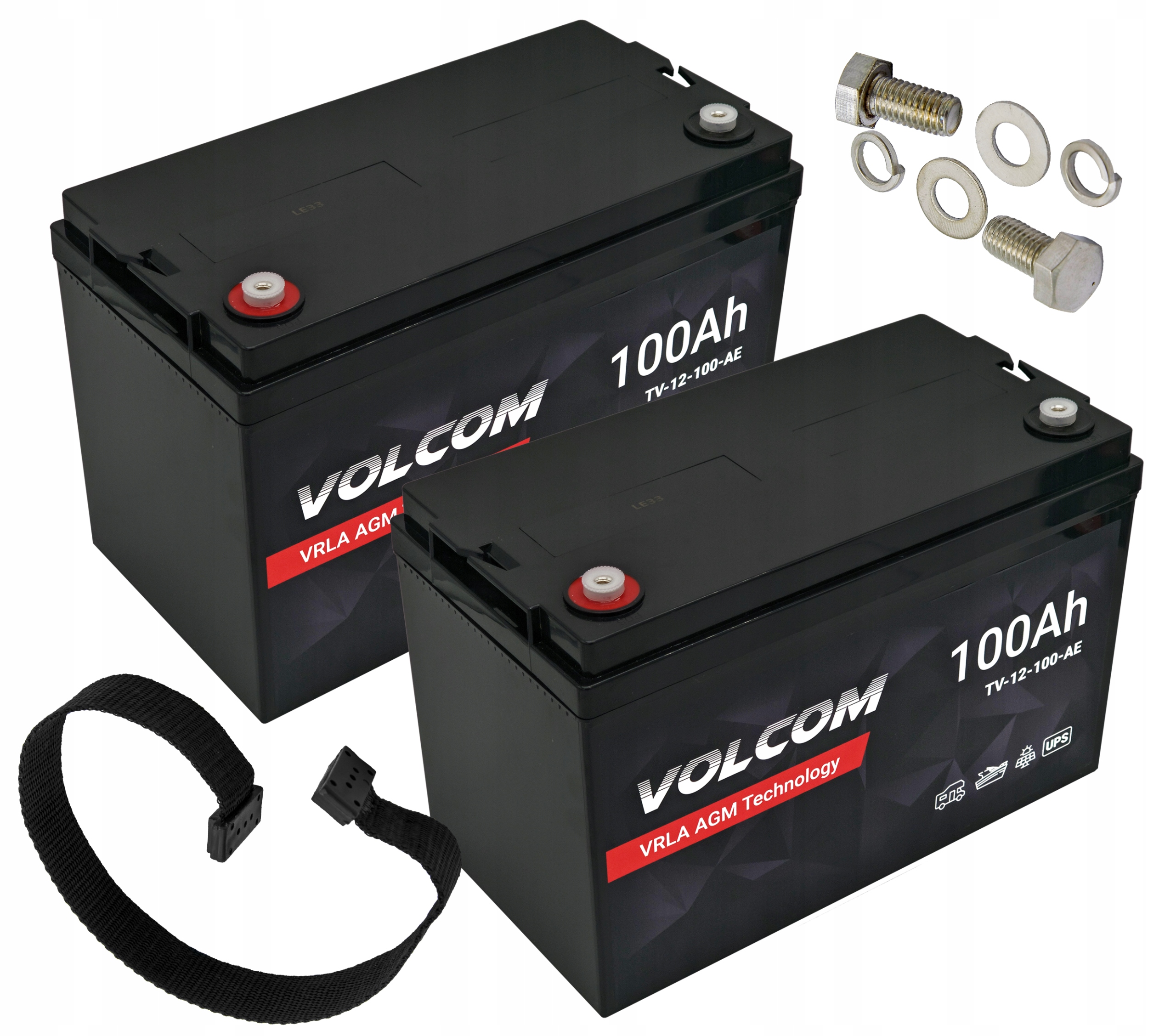 Akumulator Volcom 12 V 100 Ah