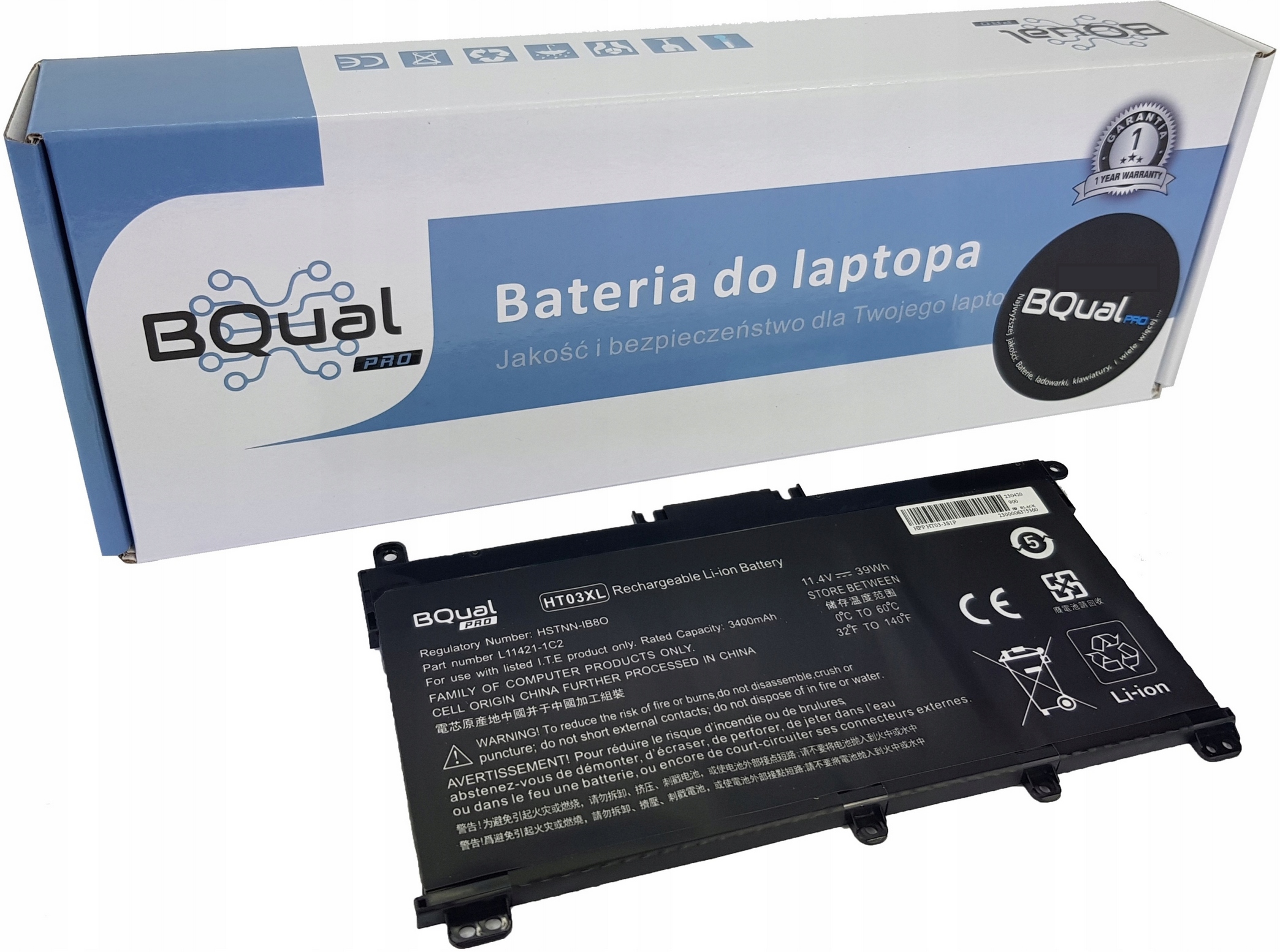 Batéria do notebooku HP, lítium-iónová Compaq 3400 mAh BQual