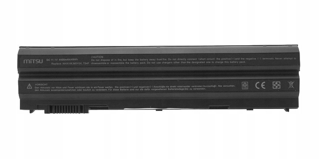 Lítium-iónová batéria pre notebooky Dell Mitsu s kapacitou 4400 mAh