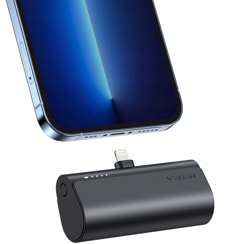 Powerbanka Veger 5000 mAh čierna