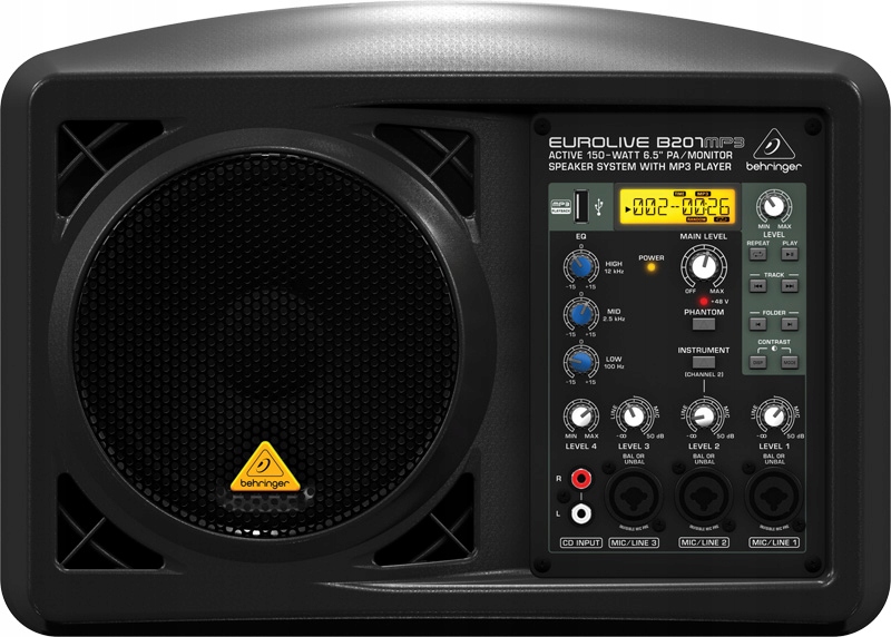 Reproduktor Eurolive B207MP3 Behringer 31704 150W