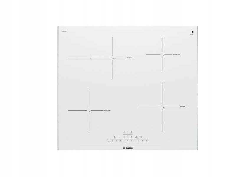 Biela Bosch PIF672FB1E 60cm indukčnou doskou