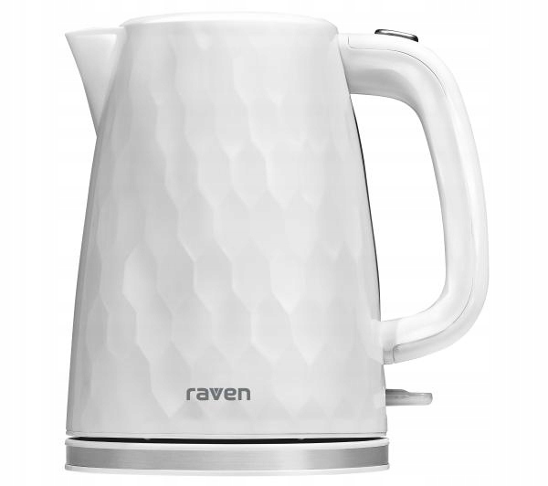 RAVEN 1281442 rýchlovarná kanvica 2200 W 1,7 l biela
