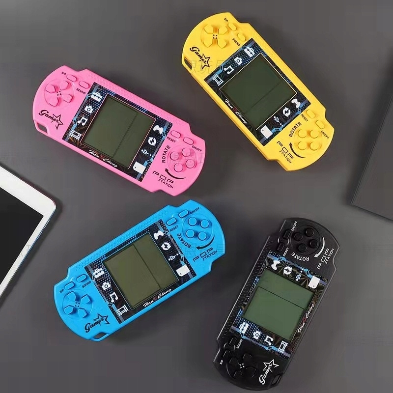 Veľká obrazovka klasická vrecká s herným strojom Tetris