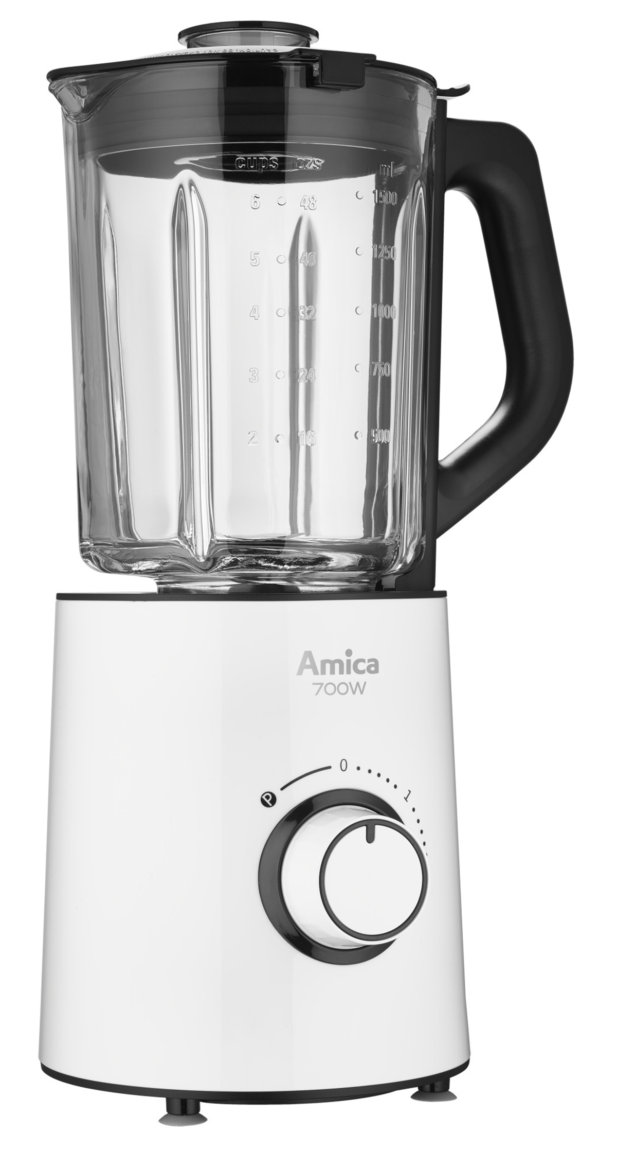 Mixér s bielou kanvicou Amica BTM3011 s výkonom 700 W