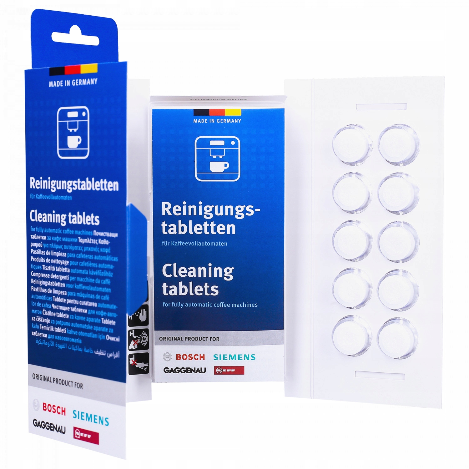 Čistiace tablety pre Bosch 00311940 vyjadruje a kanvice 2.2 g 10