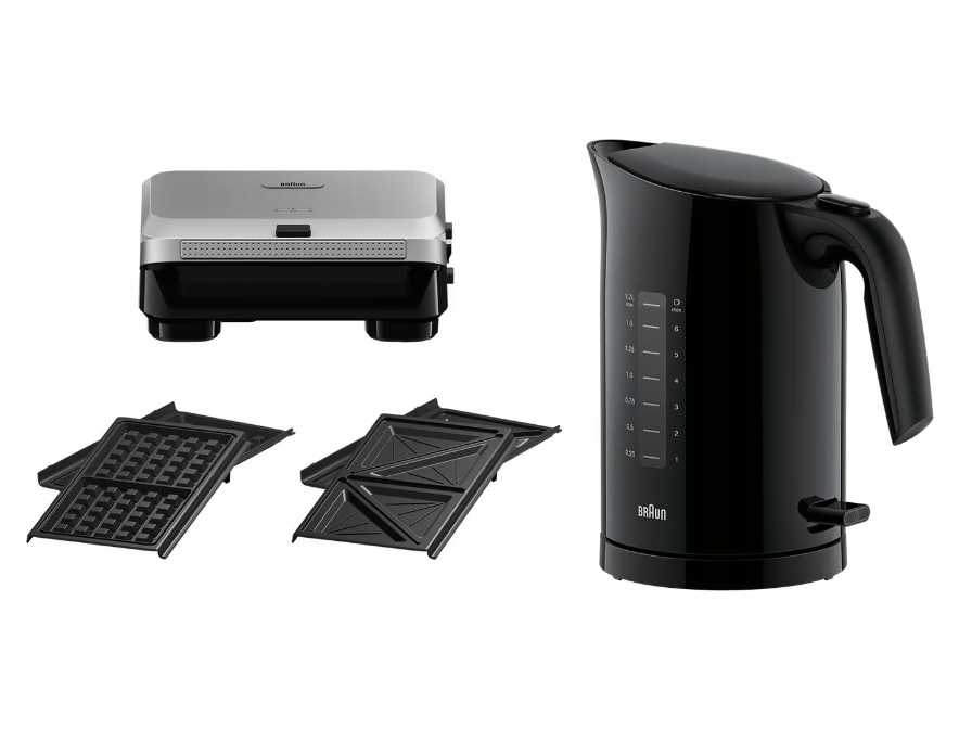 Hriankovač Braun SM5005 strieborný/sivý 800 W