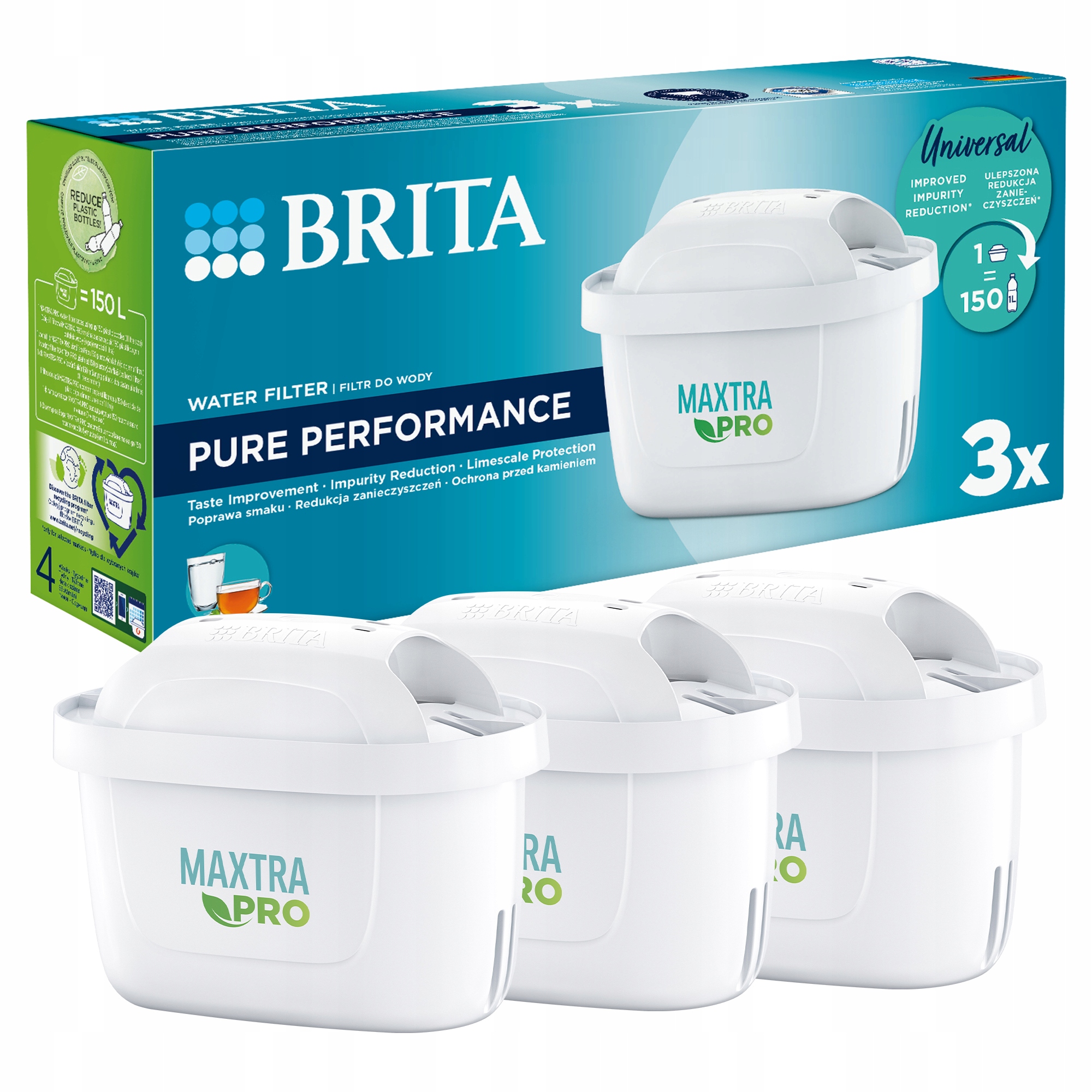 Brita Maxtra Pro Pure Performance vložka filtra 3 ks.
