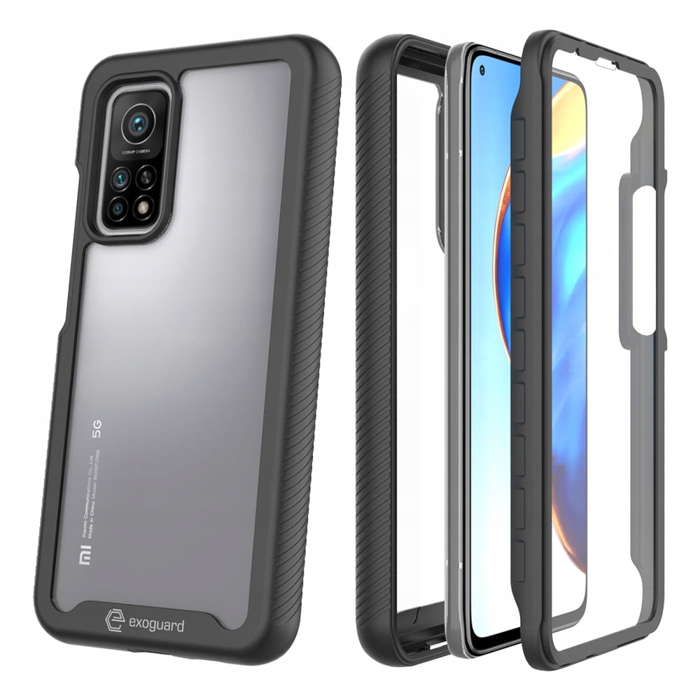 Exoguard pre Xiaomi MI 10T / 10T PRO 360 CASE bezfarebný