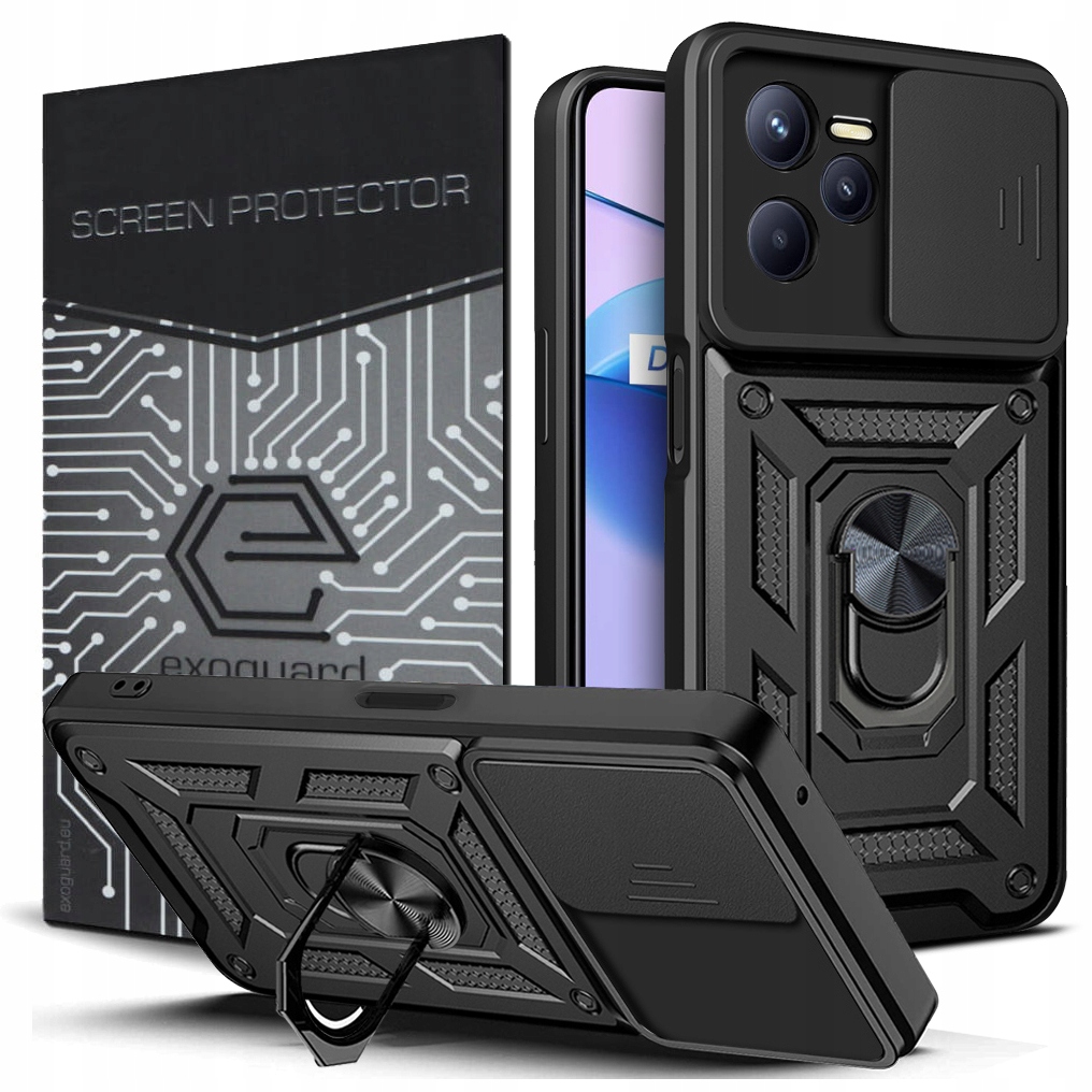 Panvice pre Realme C35 Exoguard Black