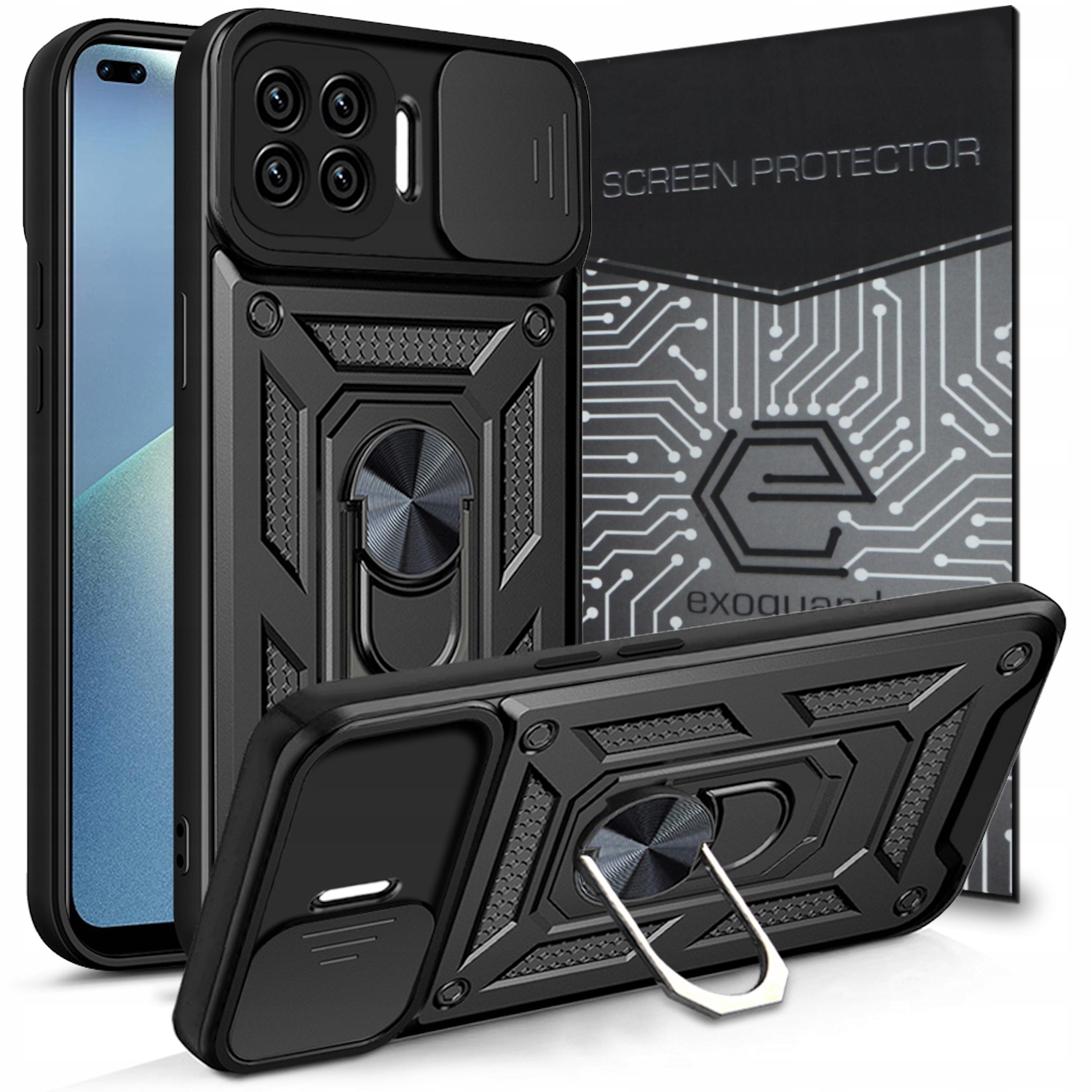 Exoguard Pass pre Oppo Reno 4 Lite Camshield Black