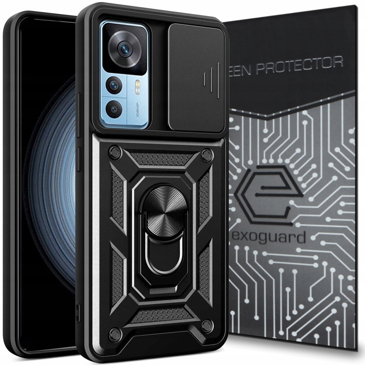 Exoguard späť na Xiaomi 12t / 12t Pro Camshield Black