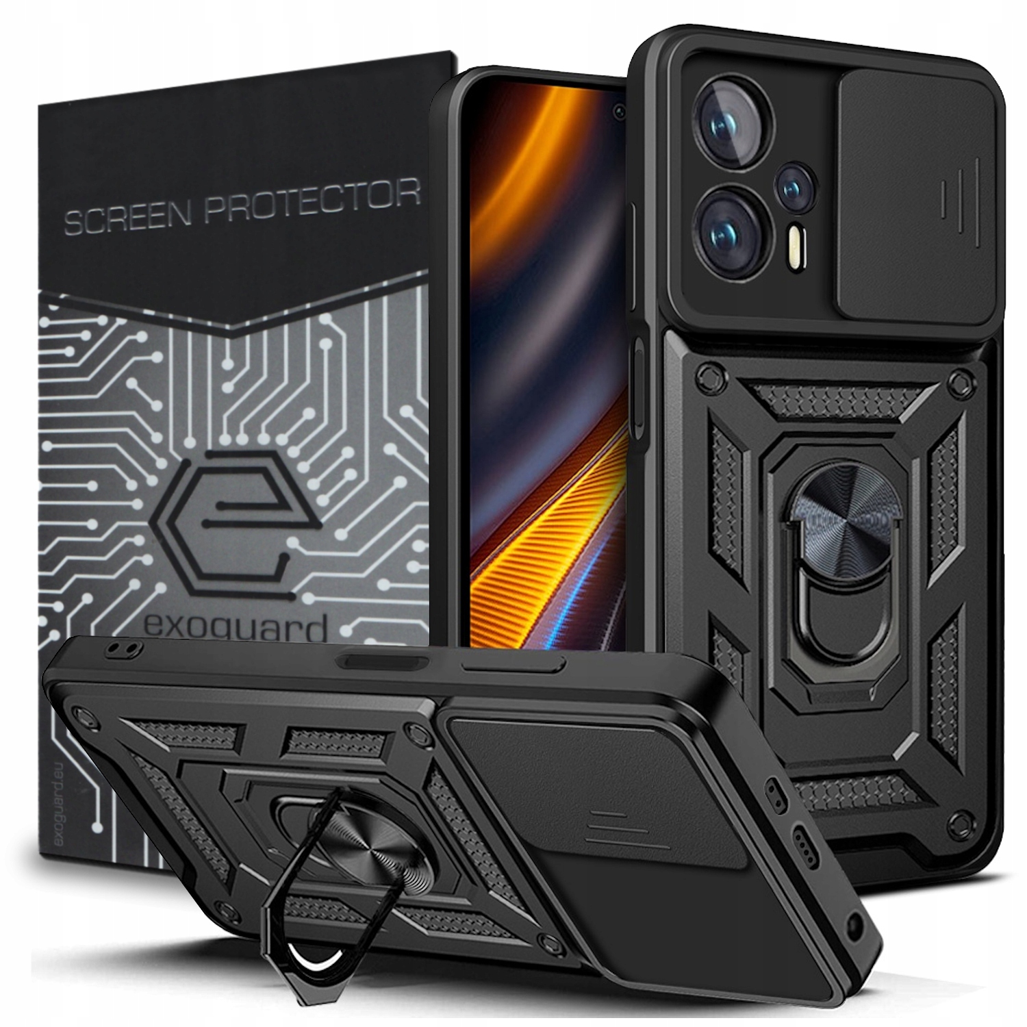 Exoguard späť na Xiaomi Poco x4 GT Camshield Black