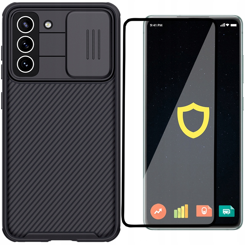 Zadné strany Nillkin pre Samsung Galaxy S21 FE 5G CamShield Pro čierne