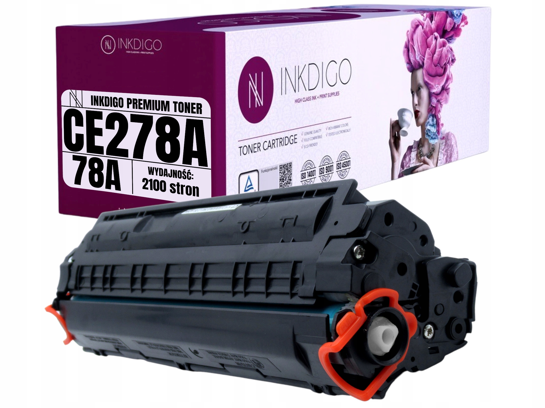 Inkdigo toner pre HP 78A / CE278A / LaserJet P1605 P1606 čierny (čierny)
