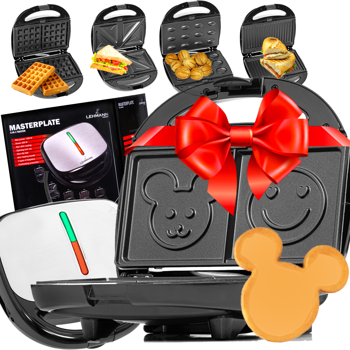 Hriankovač Lehmann Masterplate strieborný/sivý 1200 W
