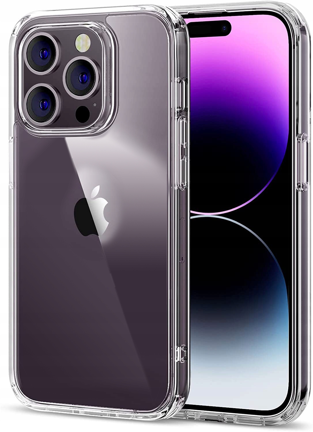 Ismash späť na iPhone 14 Pro Max Clear Case bezfarebný