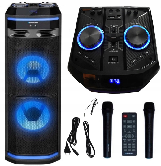 Prenosný reproduktor Blaupunkt PS11DB čierny 1200 W