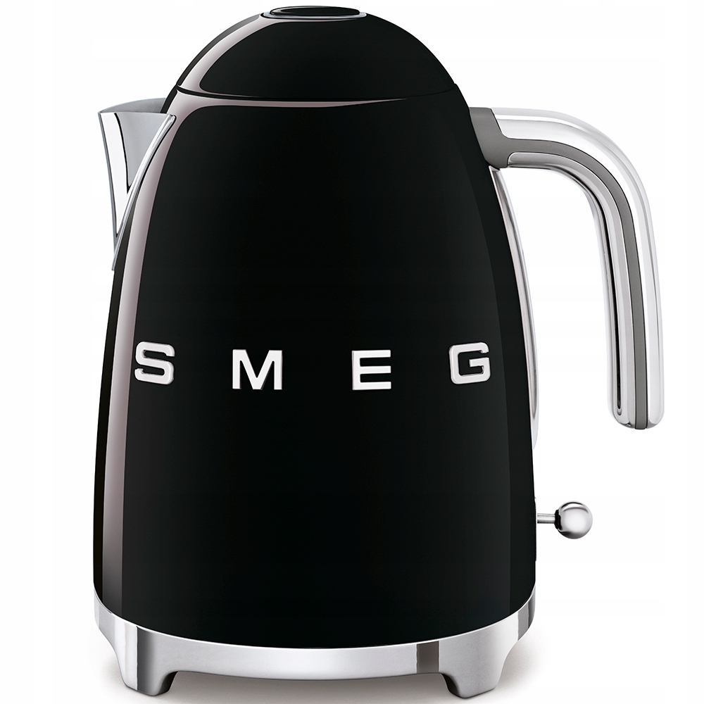 Elektrická kanvica Smeg KLF03Bleu 2400 v čiernej farbe