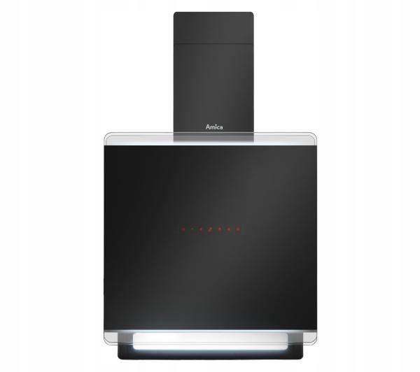 AMICA ČIERNY KOMÍNOVÝ ODSÁVAČ OKP6655S 700m3/h 68dB