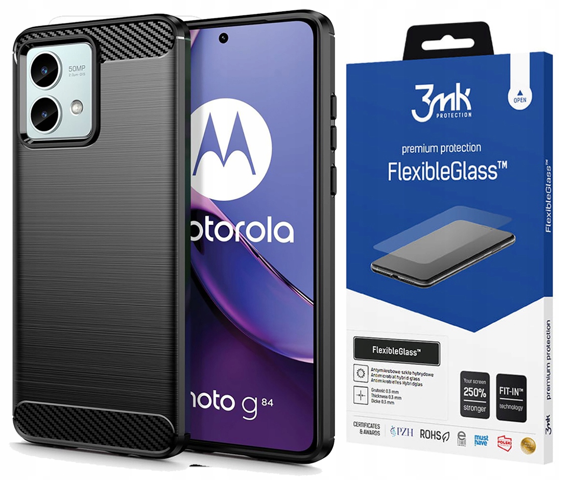 3MK /NTX chrbty pre MOTOROLA MOTO G84 5G Slim Armor black