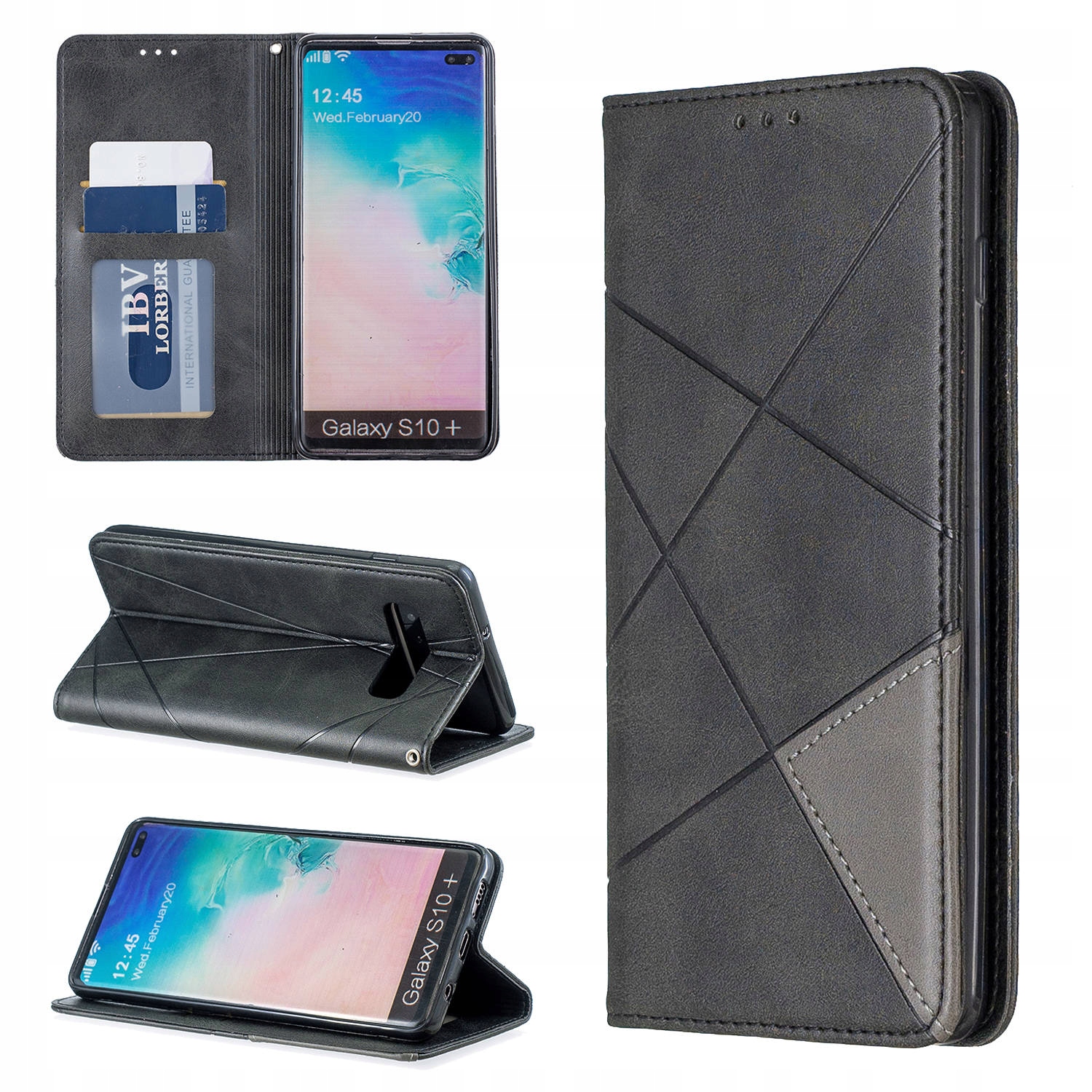Flipové puzdro Zaps pre Samsung Galaxy S10+ Plus čierne