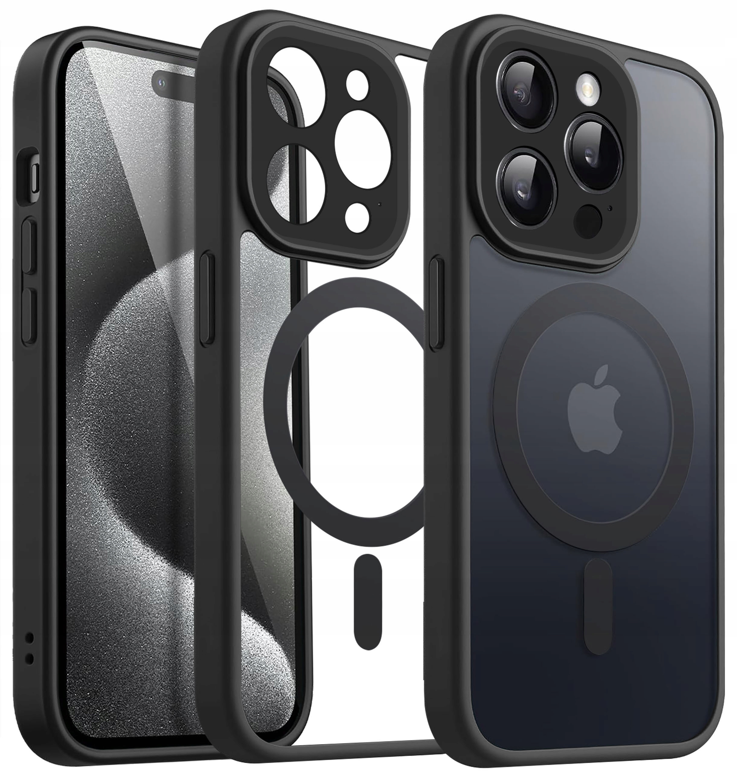 Chrbát KrainaGSM pre Apple iPhone 14 Pro MAGNETIC SILICONE PREMIUM black