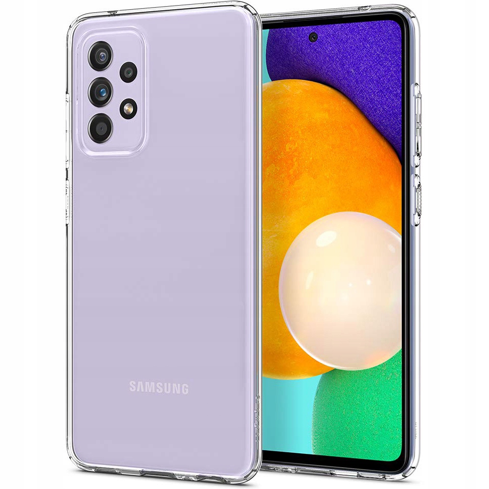 Spigen Liquid Crystal chrbty pre Samsung Galaxy A52s 5G/A52 5G/A52 bezfarebný