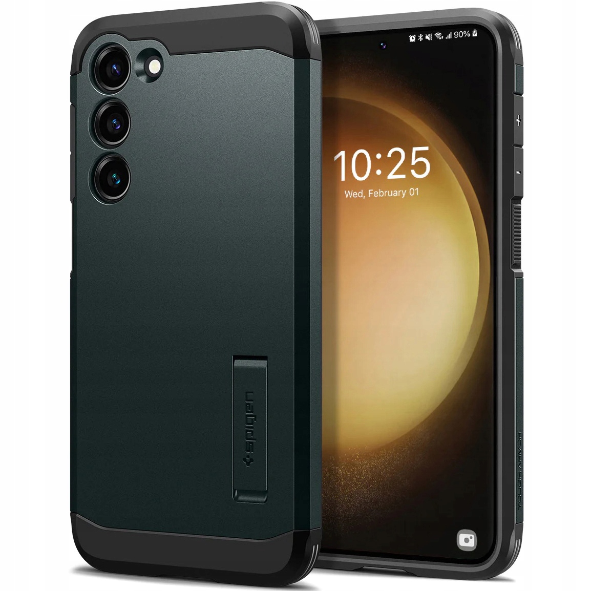 Chrbát Spigen Tough Armor pre Samsung Galaxy S23 5G, čierny