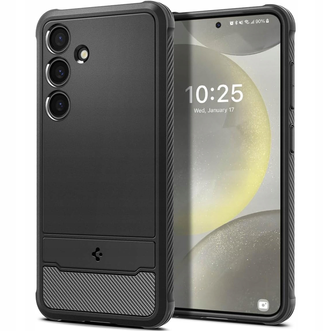 Batohy Spigen pre Samsung Galaxy S24 5G Rugged Armor čierne