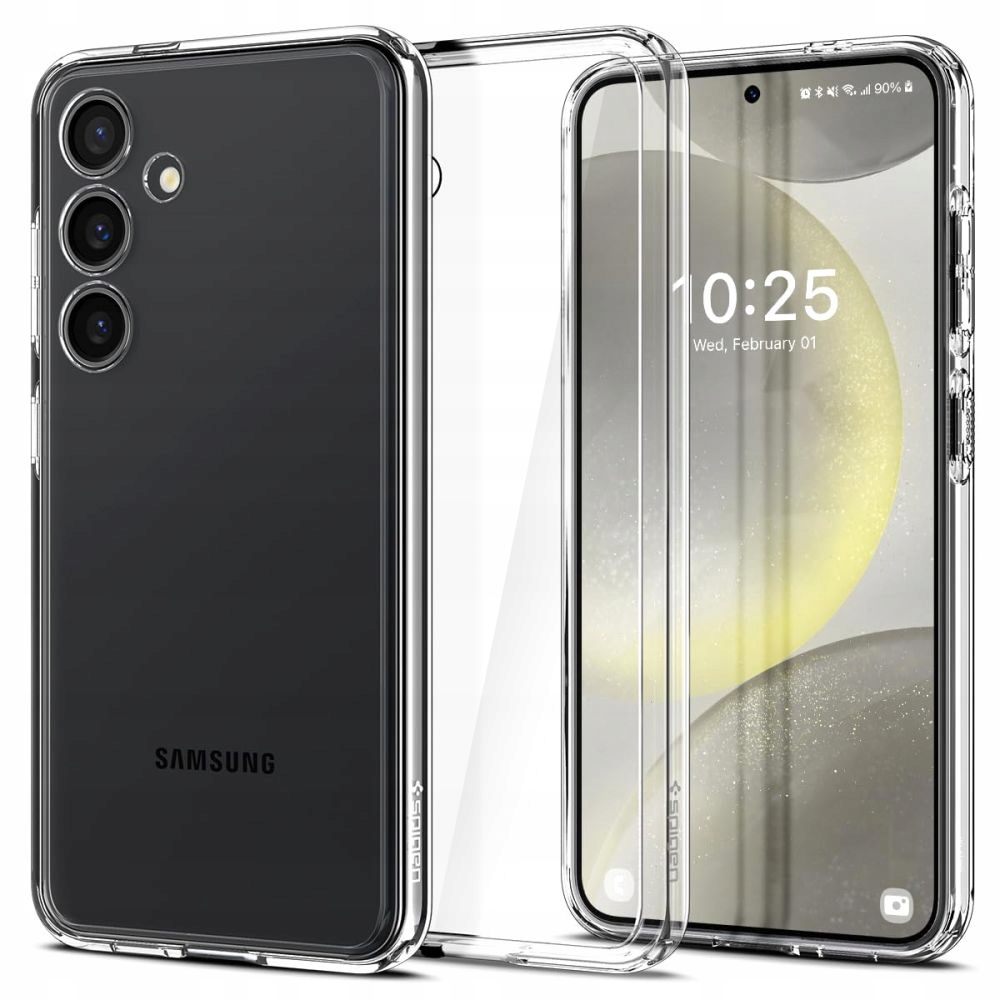 Zadné strany Spigen pre Samsung Galaxy S24 Ultra Hybrid, bezfarebné