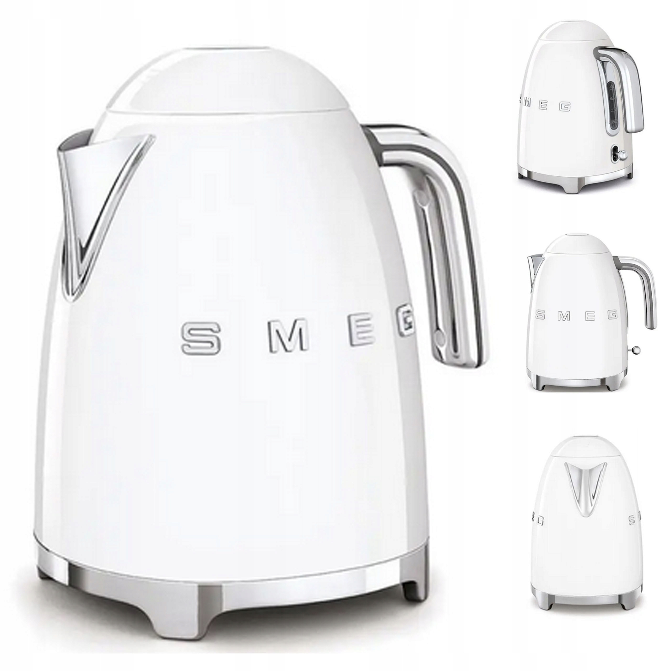 Elektrická kanvica Smeg KLF03WheU 2400 v bielej farbe