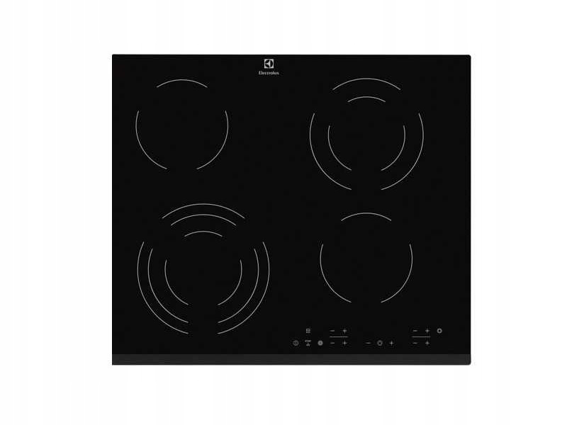 Čierna sklokeramická doska ELECTROLUX EHF6343FOK