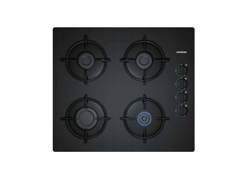 Čierna plynová varná doska SIEMENS EO6B6PB10 60 cm 4 pal