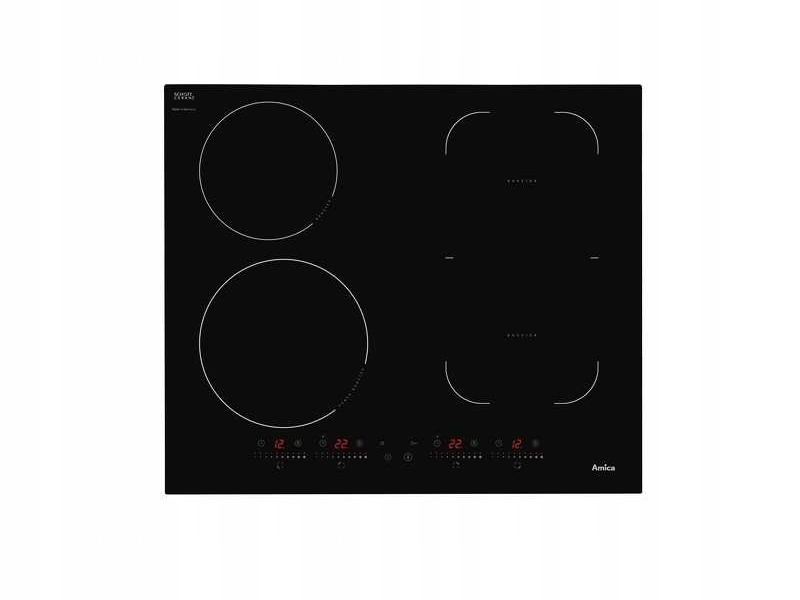 Black AMICA PI6541S4UD 7,4 kW indukčná doska