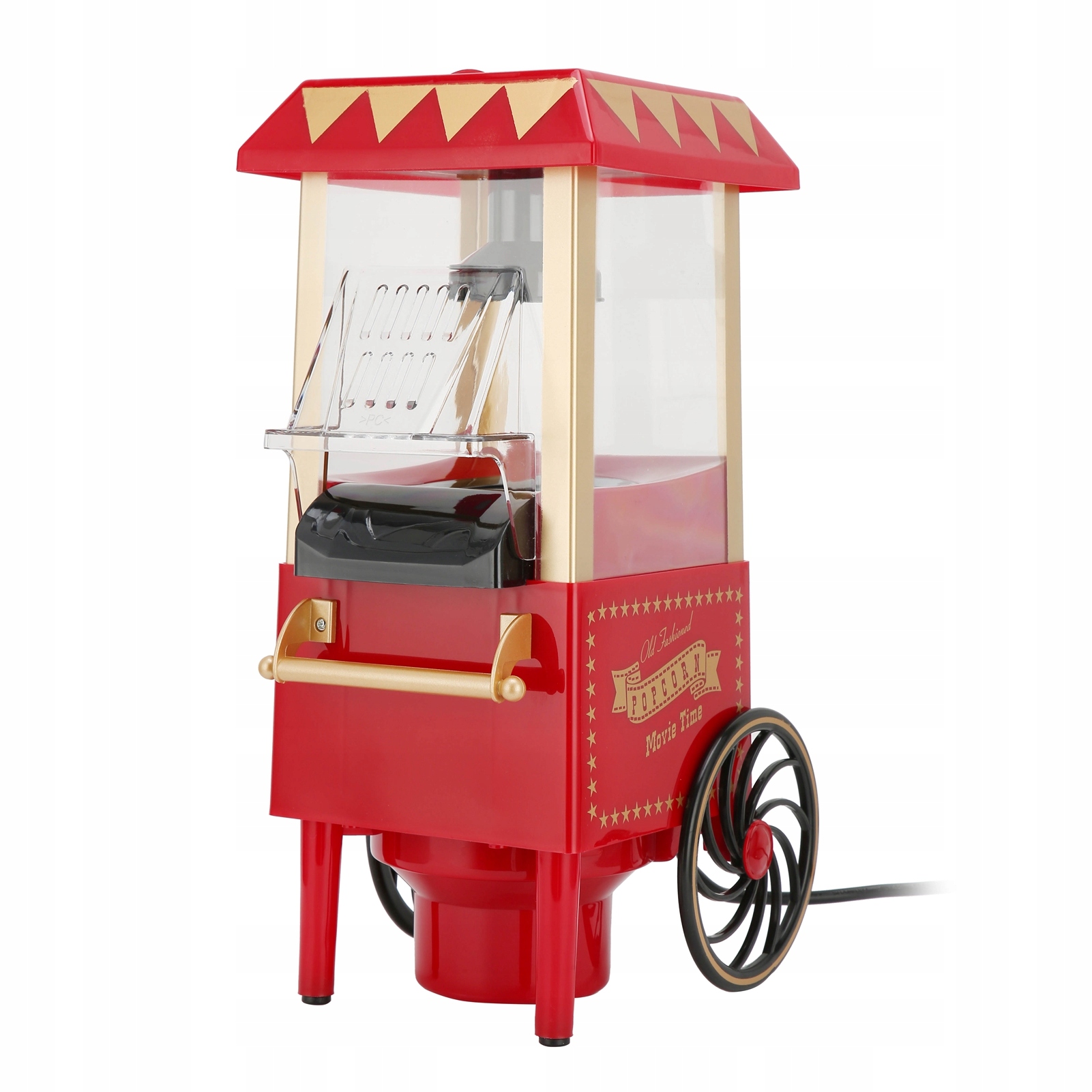 Automatický počítač s červeným retro modelu pre