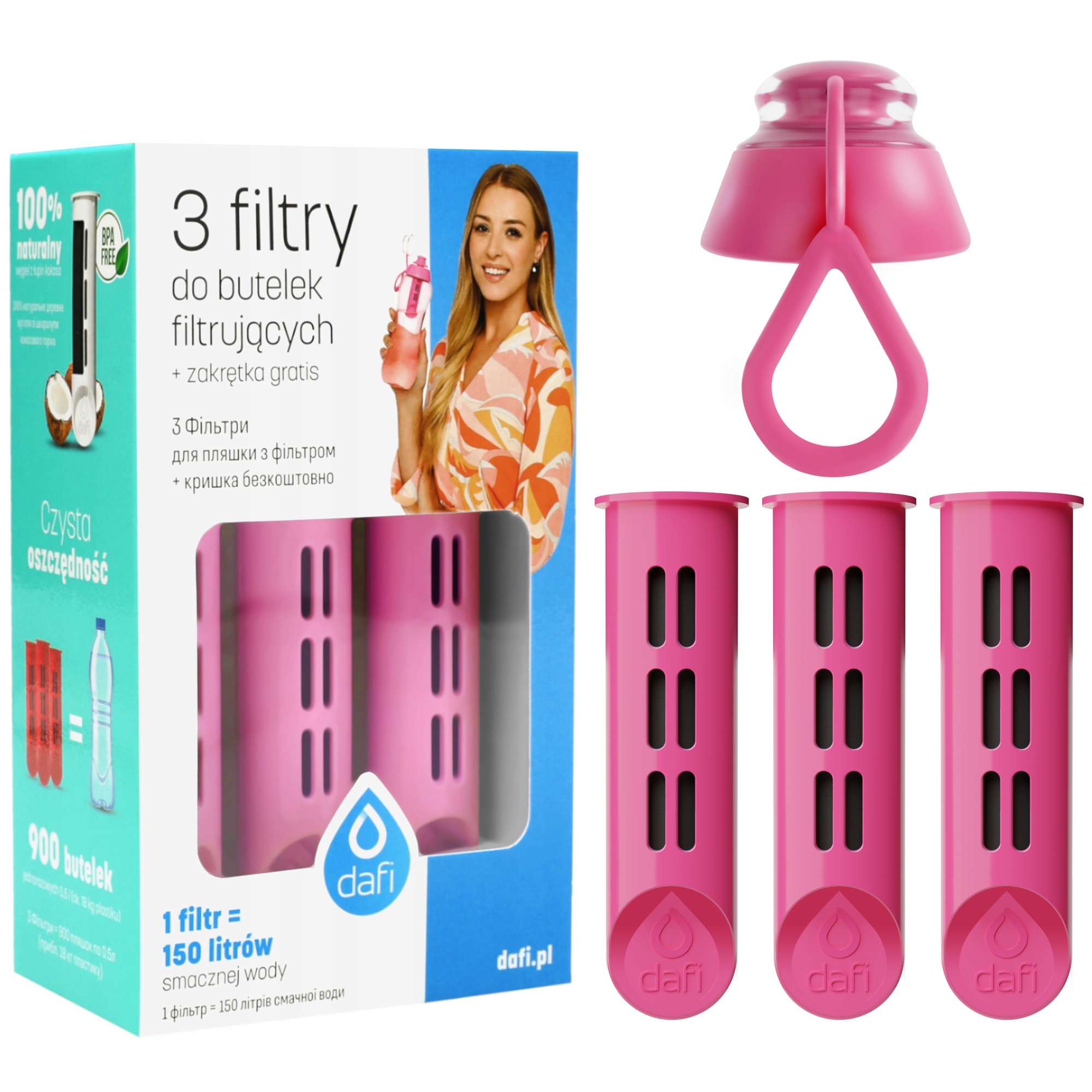 Filtračná vložka Dafi FBD_PINK_3 3 ks.