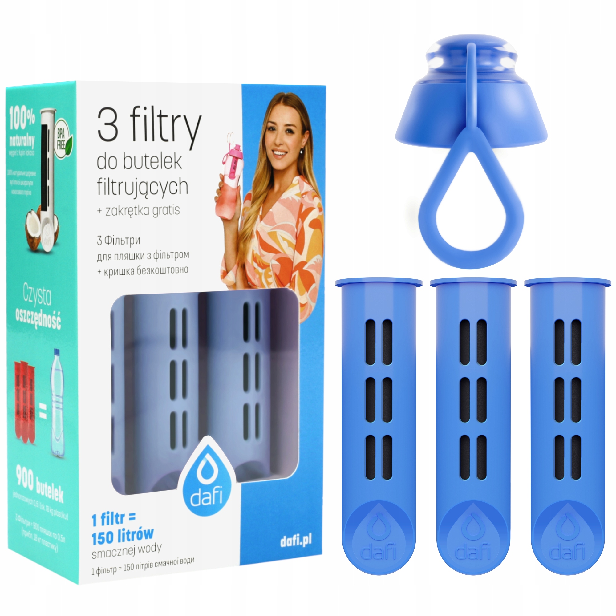 Filtračná vložka Dafi FBD_BLUE_3 3 ks.