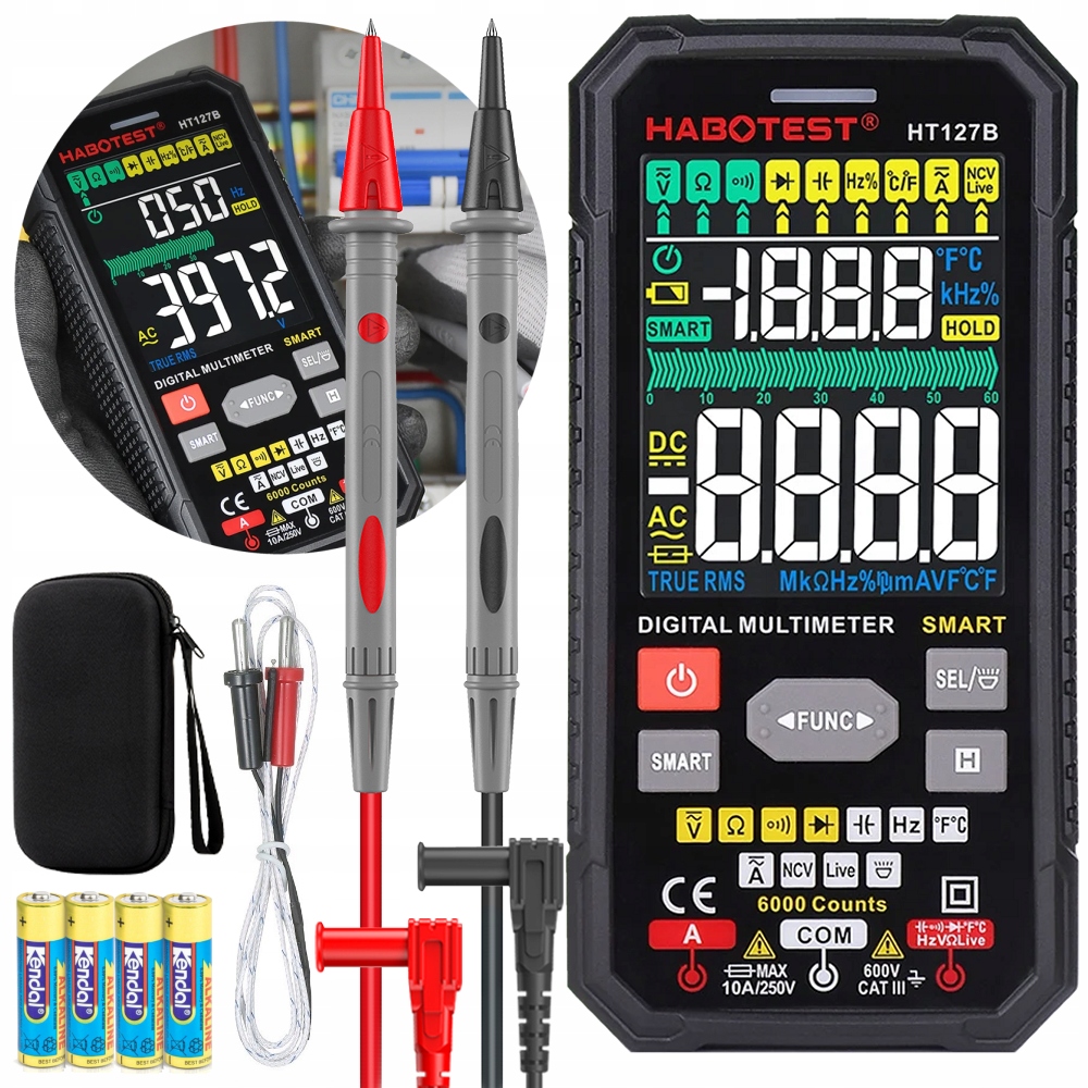 Ručný multimeter Habotest HT127B