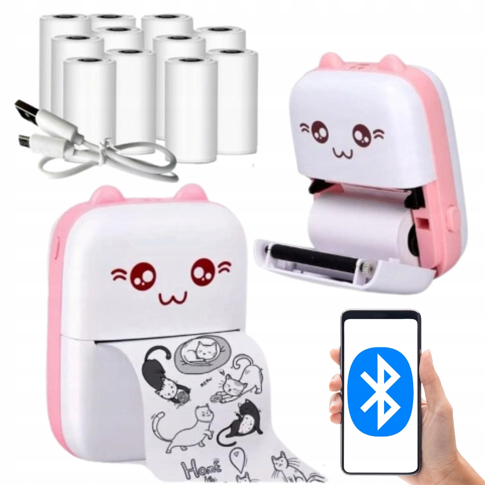 DRUKUŚ MINI CAT TEPELNÁ TLAČIAREŇ + 11 KS VALCOV