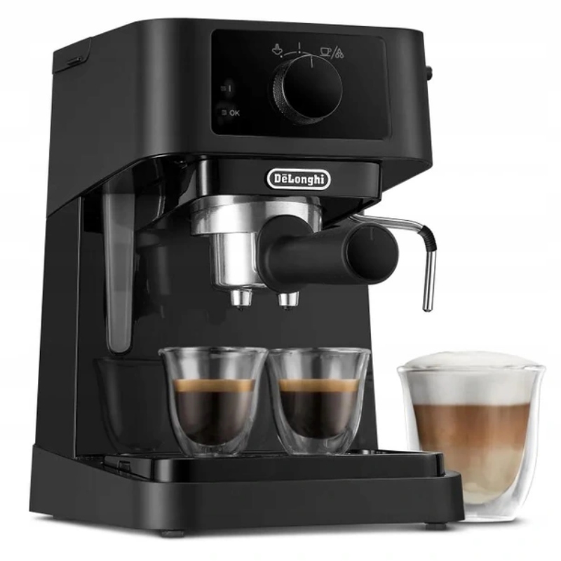 Čierny espresso kávovar De'Longhi Stilosa 1100 W