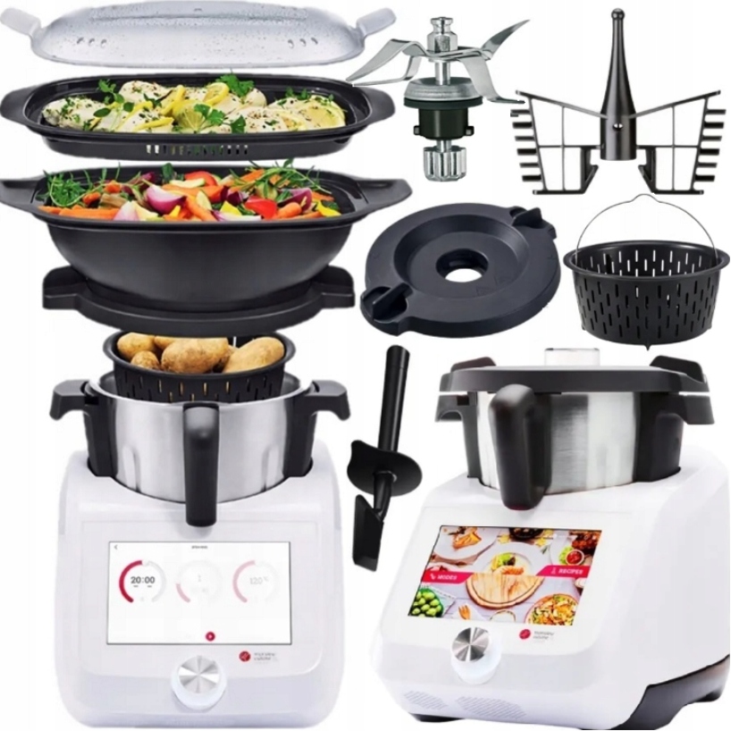 SilverCrest Monsieur Cuisine Smart 8 1200 W biely kuchynský robot