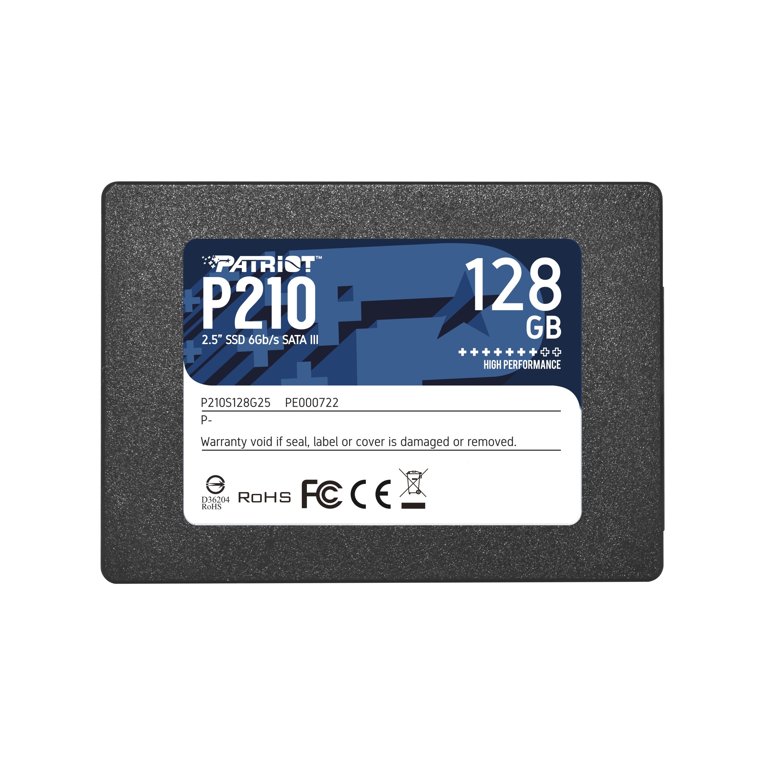 SSD disk Patriot P210 128GB, 2,5" SATA III