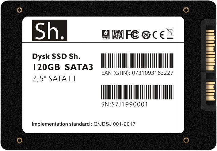 SSD disk SH SH-120 120GB 2,5" SATA III