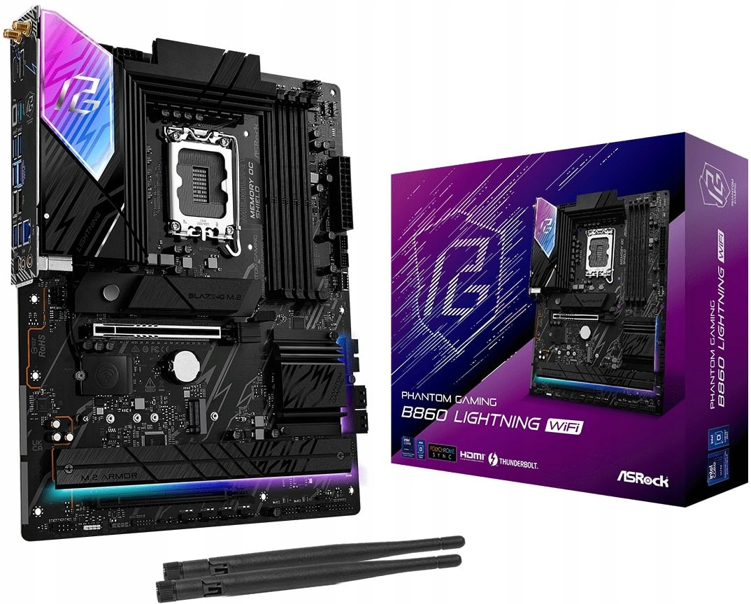Základná doska ASRock B860 LIGHTNING WIFI s1851 4DDR5 ATX