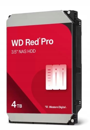 WD Red Pro WD4005FFBX 4TB 3,5" 7200 256MB SATA III NAS